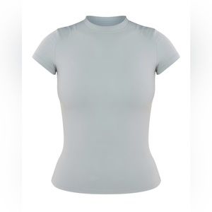 Tall Dusty Khaki Contour Sculpt Short Sleeve T Shirt Size 6 *NEW*